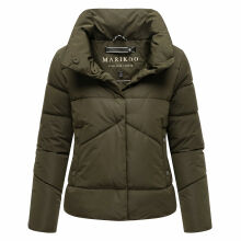 Marikoo Jalliaa Damen Winterjacke Dark Olive Größe XS - Gr. 34
