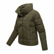 Marikoo Jalliaa Damen Winterjacke Dark Olive Größe XS - Gr. 34