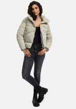 Marikoo Jalliaa Damen Winterjacke Pebble Grey Größe XS - Gr. 34