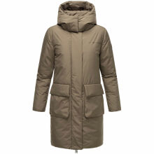 Marikoo Nanami Damen Winterjacke Stone Brown Größe XL - Gr. 42