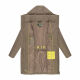 Marikoo Nanami Damen Winterjacke Stone Brown Größe XL - Gr. 42