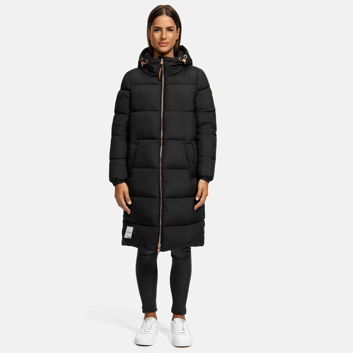 Marikoo Winterjacke Parka Schwarz Winter Damen Marikoo - Main Image