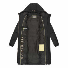 Marikoo Nomadiaa Damen Winterjacke Schwarz Größe XXXL - Gr. 46