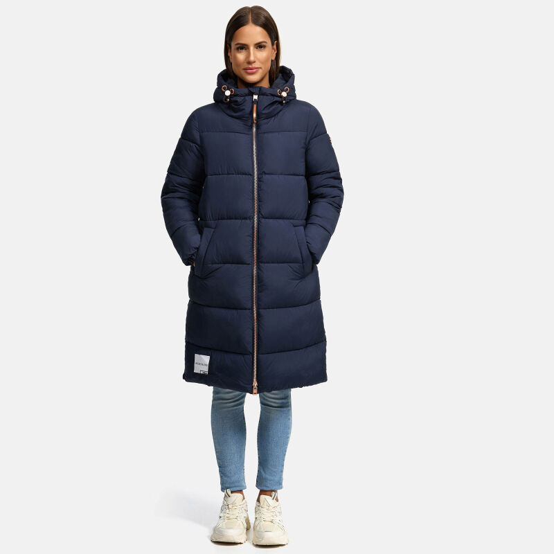 Marikoo Nomadiaa Damen Winterjacke Navy Gr&ouml;&szlig;e XXL - Gr. 44