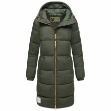 Marikoo Nomadiaa Damen Winterjacke Dark Olive Gr&ouml;&szlig;e L - Gr. 40