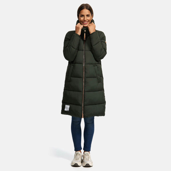 Marikoo Nomadiaa Damen Winterjacke Dark Olive Größe XL - Gr. 42