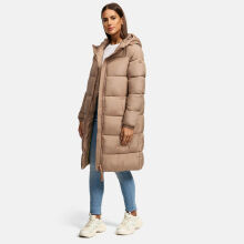 Marikoo Nomadiaa Damen Winterjacke Taupe Grey Gr&ouml;&szlig;e M - Gr. 38