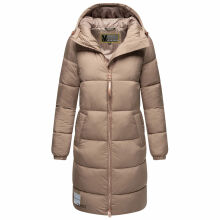 Marikoo Nomadiaa Damen Winterjacke Taupe Grey Gr&ouml;&szlig;e M - Gr. 38