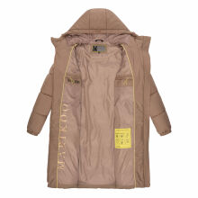 Marikoo Nomadiaa Damen Winterjacke Taupe Grey Gr&ouml;&szlig;e L - Gr. 40
