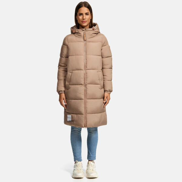 Marikoo Nomadiaa Damen Winterjacke Taupe Grey Größe XXL - Gr. 44