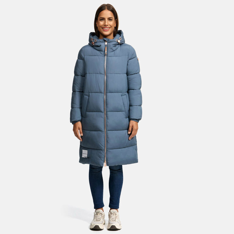 Marikoo Nomadiaa Damen Winterjacke Stormy Blue Größe L - Gr. 40