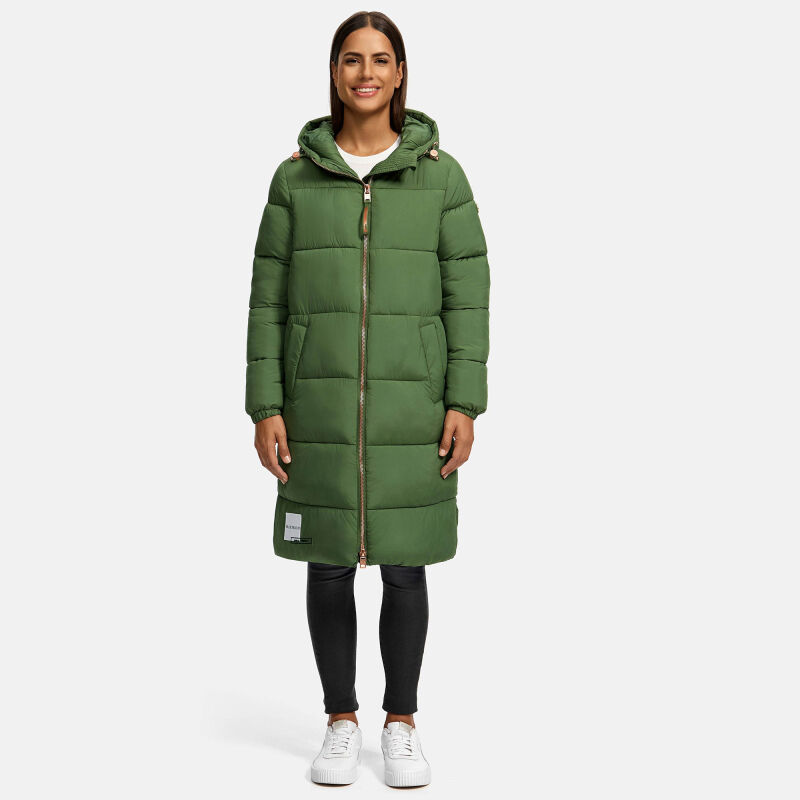 Marikoo Nomadiaa Damen Winterjacke Pine Olive Größe XL - Gr. 42