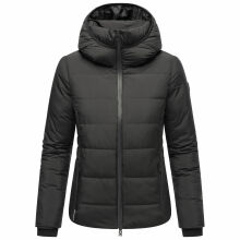 Marikoo Radaa Damen Stepp Jacke Schwarz Größe M - Gr. 38