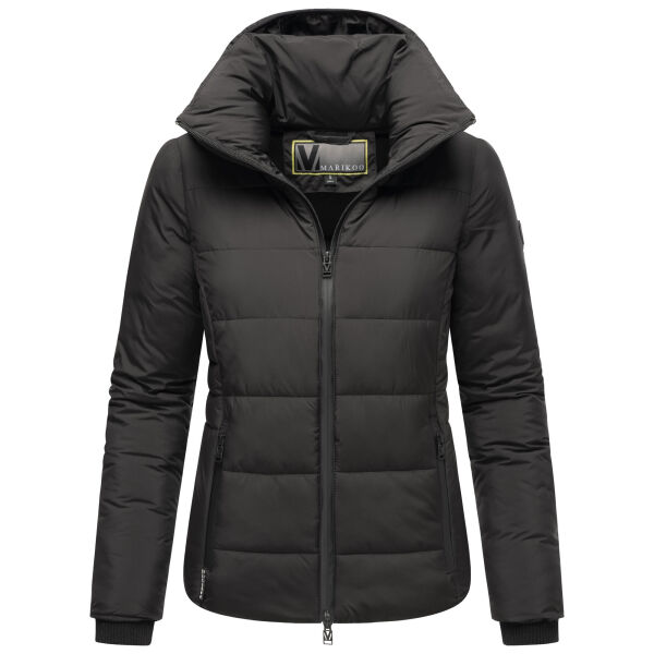 Marikoo Radaa Damen Stepp Jacke Schwarz Größe XXL - Gr. 44