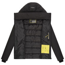 Marikoo Radaa Damen Stepp Jacke Schwarz Größe XXL - Gr. 44
