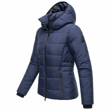 Marikoo Radaa Damen Stepp Jacke Navy Gr&ouml;&szlig;e S - Gr. 36