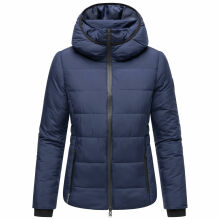 Marikoo Radaa Damen Stepp Jacke Navy Gr&ouml;&szlig;e XXL - Gr. 44