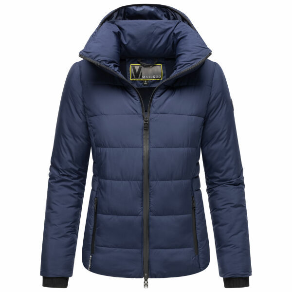 Marikoo Radaa Damen Stepp Jacke Navy Größe XXXXXXL - Gr. 52