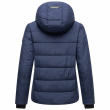 Marikoo Radaa Damen Stepp Jacke Navy Größe XXXXXXL - Gr. 52
