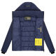 Marikoo Radaa Damen Stepp Jacke Navy Größe XXXXXXL - Gr. 52