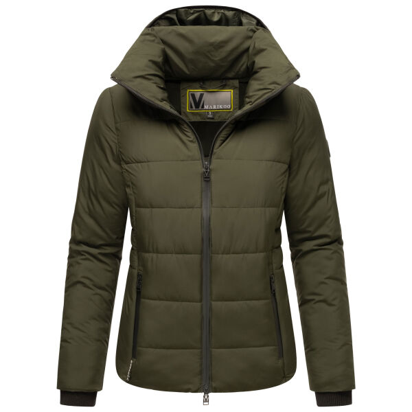 Marikoo Radaa Damen Stepp Jacke Olive Größe XS - Gr. 34