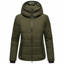 Marikoo Radaa Damen Stepp Jacke Olive Größe XS - Gr. 34