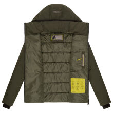 Marikoo Radaa Damen Stepp Jacke Olive Größe L - Gr. 40