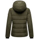 Marikoo Radaa Damen Stepp Jacke Olive Größe L - Gr. 40