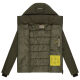 Marikoo Radaa Damen Stepp Jacke Olive Größe L - Gr. 40