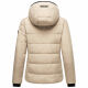 Marikoo Radaa Damen Stepp Jacke Taupe Grey Größe XS - Gr. 34