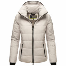 Marikoo Radaa Damen Stepp Jacke Light Grey Gr&ouml;&szlig;e S - Gr. 36