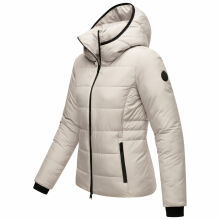 Marikoo Radaa Damen Stepp Jacke Light Grey Gr&ouml;&szlig;e XL - Gr. 42