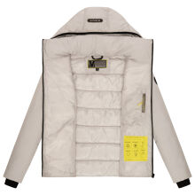 Marikoo Radaa Damen Stepp Jacke Light Grey Gr&ouml;&szlig;e XL - Gr. 42