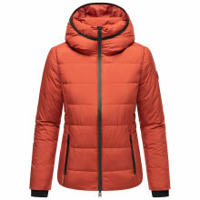 Marikoo Radaa Damen Stepp Jacke Terracotta Gr&ouml;&szlig;e XL - Gr. 42