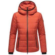 Marikoo Radaa Damen Stepp Jacke Terracotta Gr&ouml;&szlig;e XXL - Gr. 44