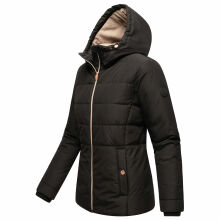 Marikoo Alemee Damen Stepp Jacke Schwarz Größe L - Gr. 40