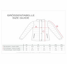 Marikoo Alemee Damen Stepp Jacke Schwarz Größe L - Gr. 40