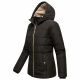 Marikoo Alemee Damen Stepp Jacke Schwarz Größe L - Gr. 40