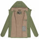 Marikoo Alemee Damen Stepp Jacke Olive Größe XS - Gr. 34