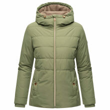 Marikoo Alemee Damen Stepp Jacke Olive Gr&ouml;&szlig;e S - Gr. 36