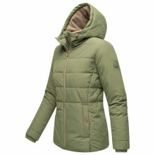 Marikoo Alemee Damen Stepp Jacke Olive Gr&ouml;&szlig;e XL - Gr. 42