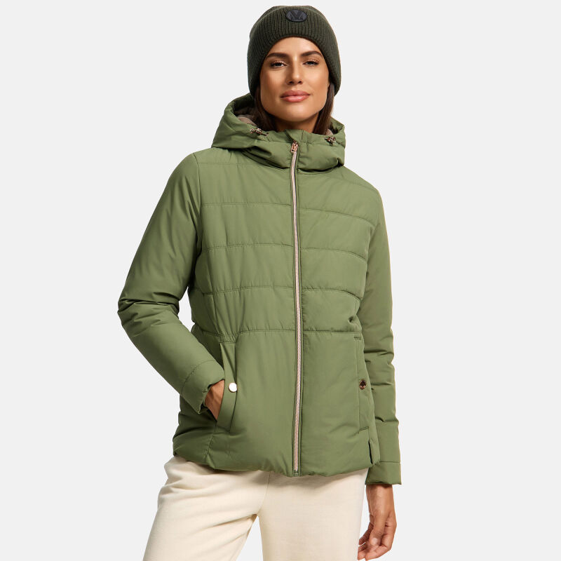 Marikoo Alemee Damen Stepp Jacke Olive