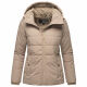 Marikoo Alemee Damen Stepp Jacke Taupe Grey Größe L - Gr. 40