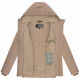 Marikoo Alemee Damen Stepp Jacke Taupe Grey Größe L - Gr. 40