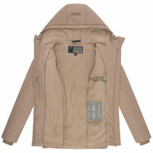 Marikoo Alemee Damen Stepp Jacke Taupe Grey Gr&ouml;&szlig;e XL - Gr. 42