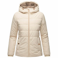 Marikoo Alemee Damen Stepp Jacke Cream Gr&ouml;&szlig;e L - Gr. 40