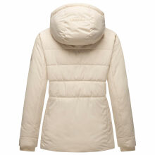 Marikoo Alemee Damen Stepp Jacke Cream Gr&ouml;&szlig;e L - Gr. 40