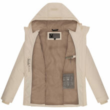 Marikoo Alemee Damen Stepp Jacke Cream Gr&ouml;&szlig;e XL - Gr. 42