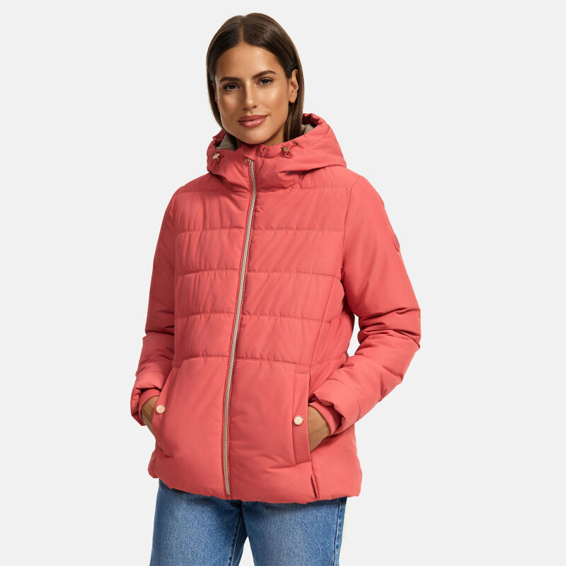 Marikoo Alemee Damen Stepp Jacke Rouge