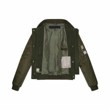 Navahoo Willstehaben Damen Jacke Olive Größe XS - Gr. 34